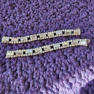 String Glittered Earrings